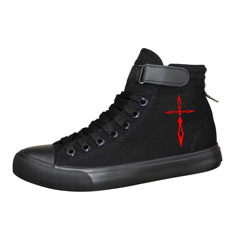 

Унисекс Японские Аниме Cos Fate/zero saber повседневные холщовые туфли plimsolls