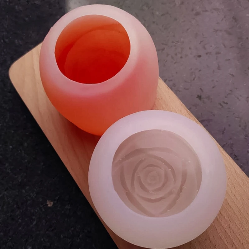 Креативный лоток для кубиков льда 3D Силиконовая форма Роза DIY Форма мороженого