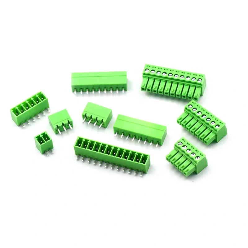 1pair 15EDG 3.81mm KF2EDG PCB Screw Terminal Block Connector Plug-Pin Right Angle Header Socket 2/3/4/5/6/7/8/9/10/12pin | Обустройство
