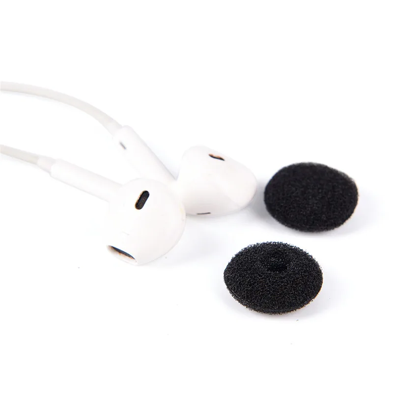 

30Pcs/lot Sponge Covers Tips Black Soft Foam Earbud Headphone Ear pads Replacement For Earphone MP3 MP4 Moblie Phone