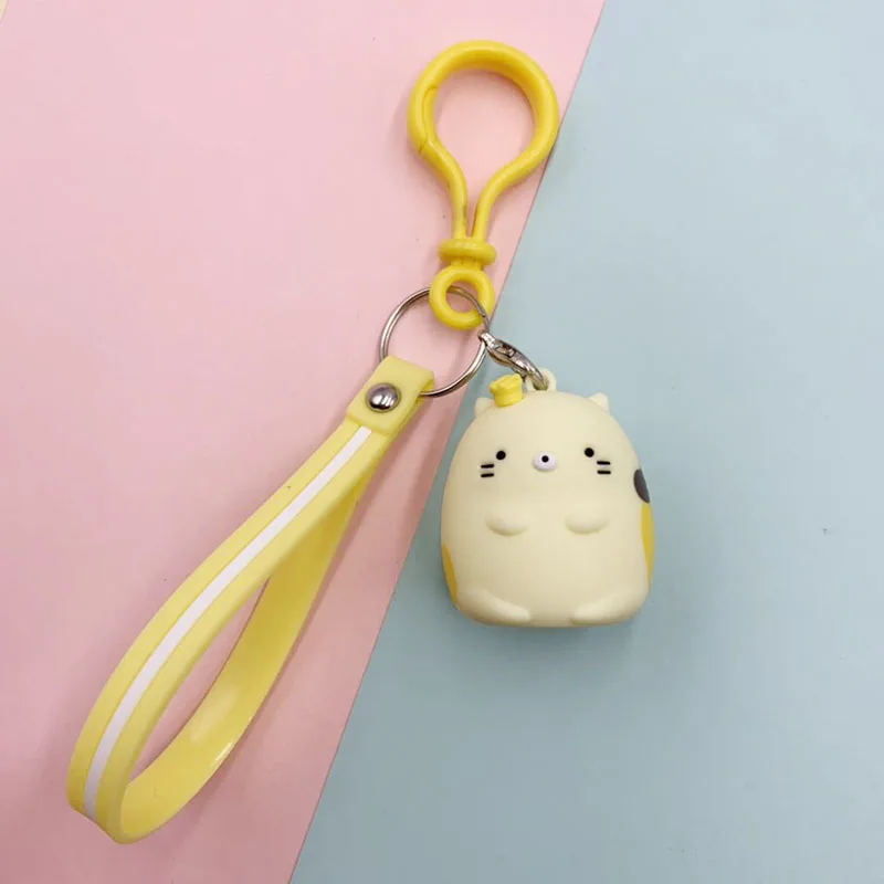 

Lovely New Product Corner Biological Keychain Creative Cartoon Doll Backpack Decoration Bag Accessories Car Key Keyring Gift