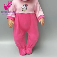 doll clothes fits 40cm 43cm girl doll and baby baby doll casual outfit set crawling clothes
