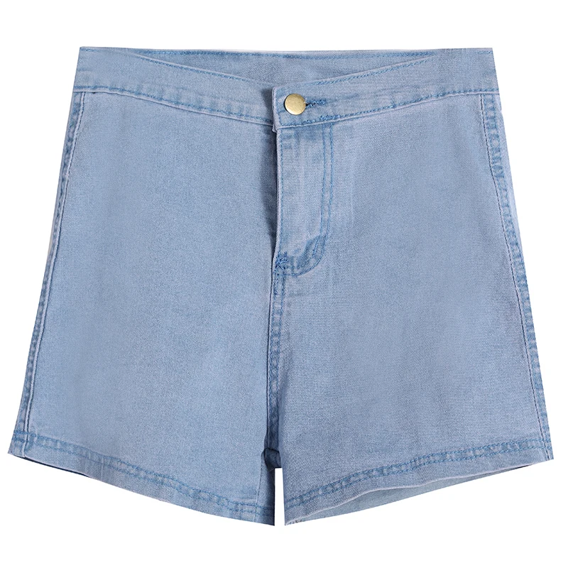 

DEAT Women Solid Color Button Fly A-line Wide Leg Shorts New High Waist Loose Trousers Fashion Tide Summer Summer 2021 7E900