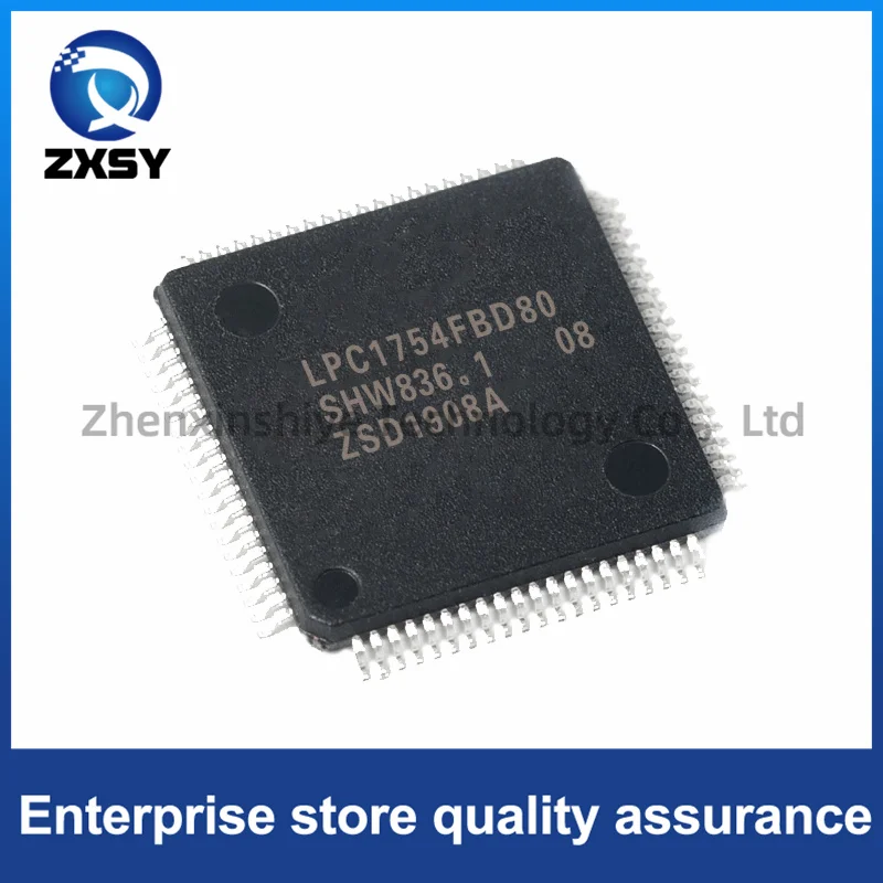 

LPC1754FBD80 QFP-80 microcontroller, new original IC chip