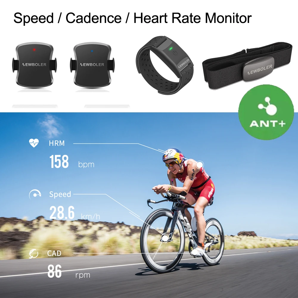 

NEW GPS Bicycle Computer Bike Speedometer M1 Cycling ANT+ Cadence Sensor Heart Rate Monitor For Garmin Bryton IGPSPORT Strava