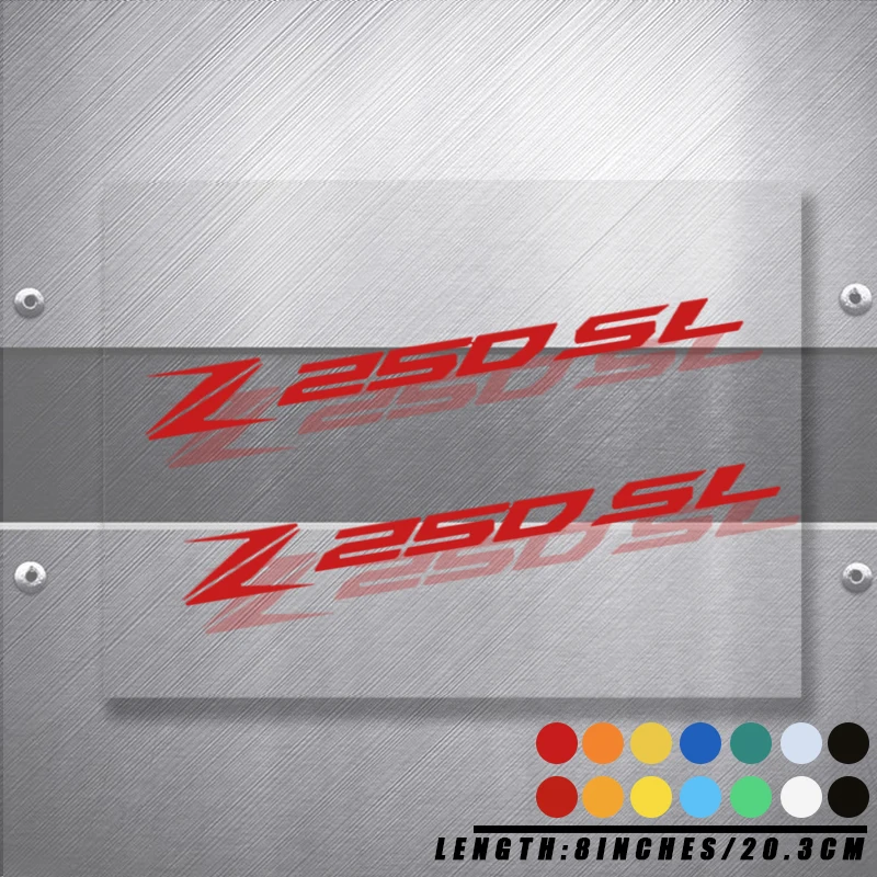 

For KAWASAKI Z250SL z 250sl 250 SL Motorcycle body Wheels Fairing Helmet Tank Pad decoration logo Label reflective Sticker Decal
