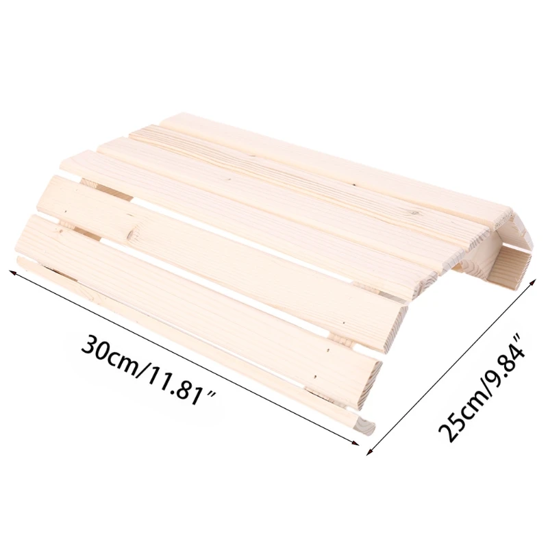 

Sauna Lampenschirm,Made of Wood + Semi-Circular Practical Sauna Room Lampshade Anti-explosion Light Lamp Shade Sauna Supplies