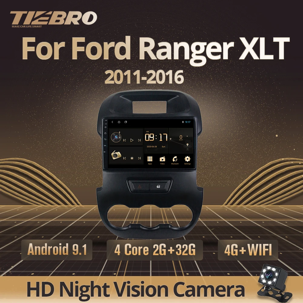 Автомобильная Мультимедийная система TIEBRO 2din Android 9 0 автомобильное радио для Ford