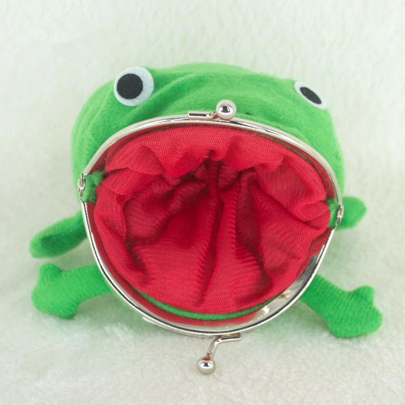 Хит продаж кошелек для монет удзумаки в форме лягушки из мягкого пушистого плюша|