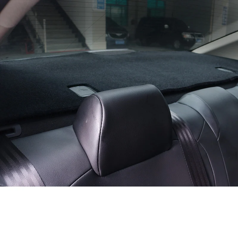 Коврик для приборной панели автомобиля из полиэстера с солнцезащитным козырьком