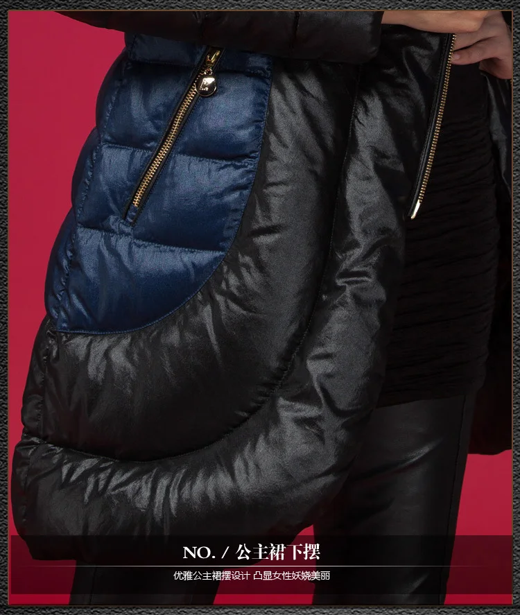 Женский пуховик зимний длинный белый на утином пуху корейские женские пуховики