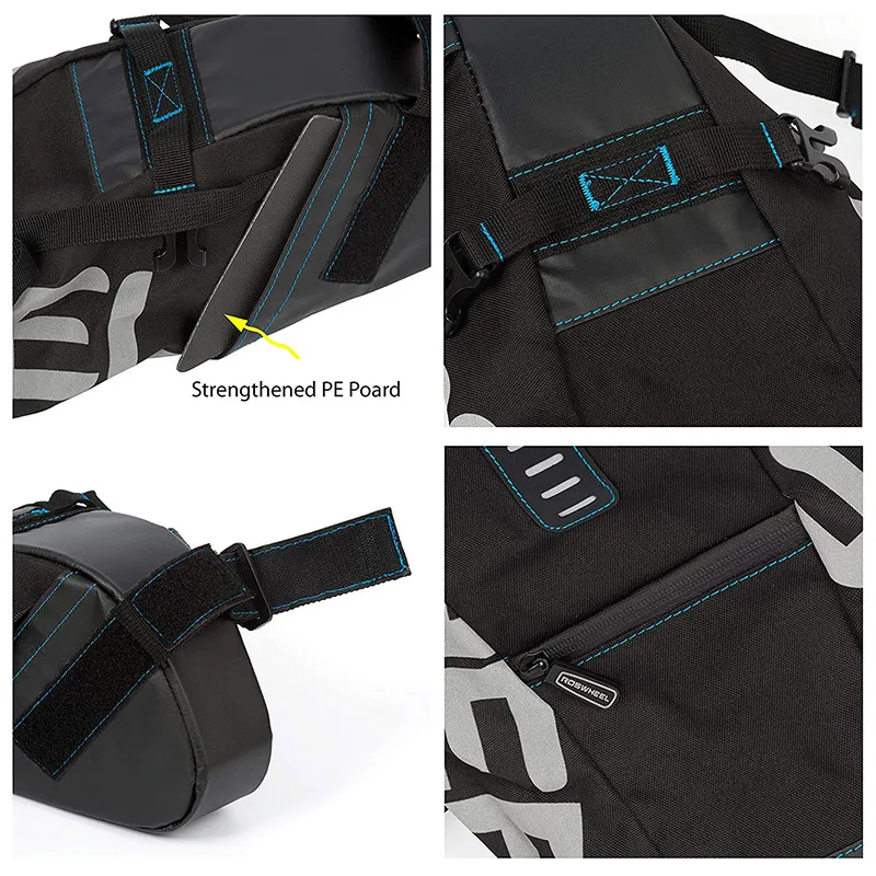 

8L/10L Cycling Seat Bag Lightweight Bike Tail Bag Storage Bag for MBT Road Bike Sports Saddle Bag Bike Saddle Bag