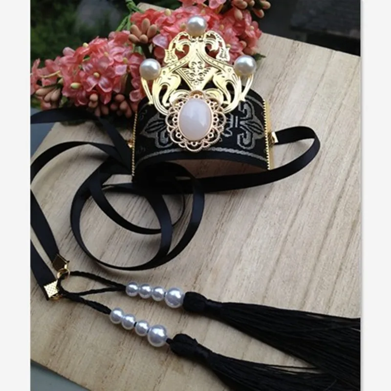 12 видов стилей Китайский традиционный ханьфу Корона головной убор с лентой