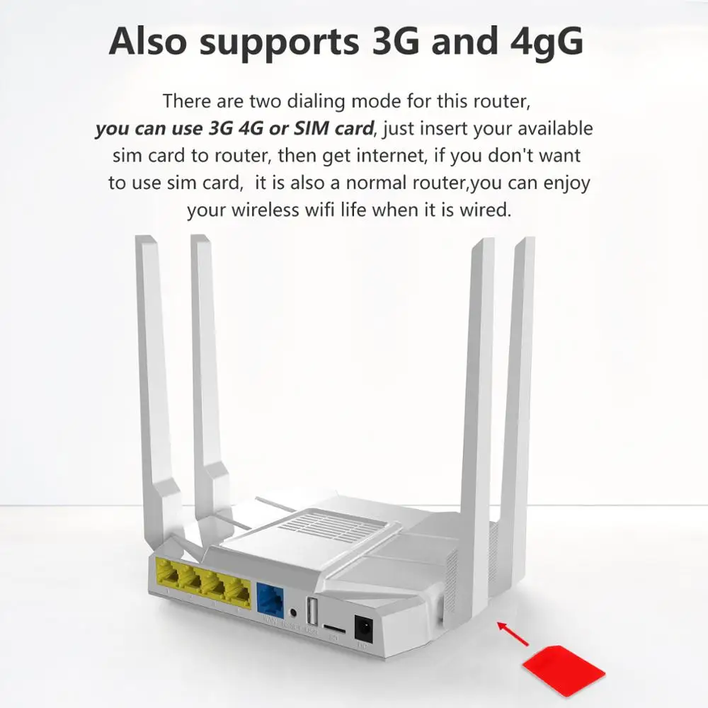 Wiflyer WE1326 BKC 10/100/1000 Мбит/с 4 аппарат не привязан к оператору сотовой связи