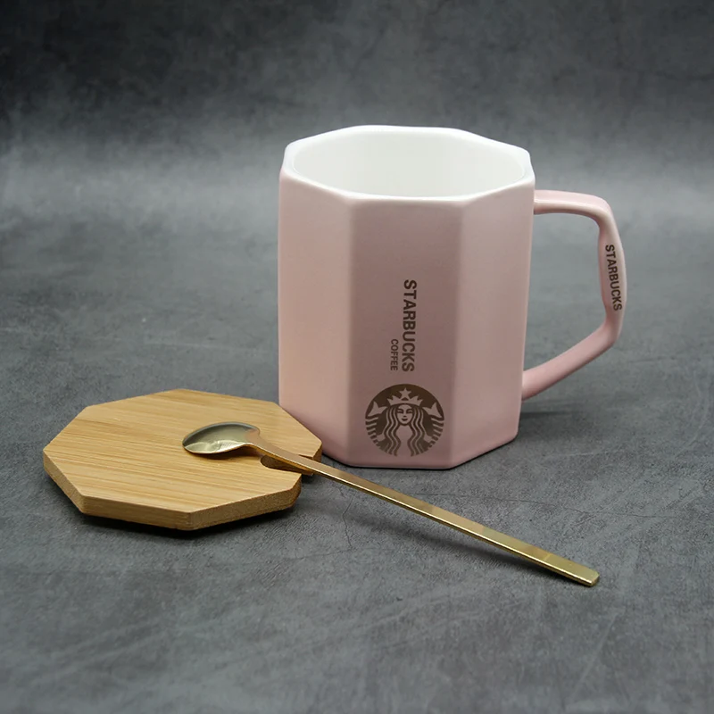 Керамическая кружка русалки 350 мл креативная с крышкой кофейная чашка для молока