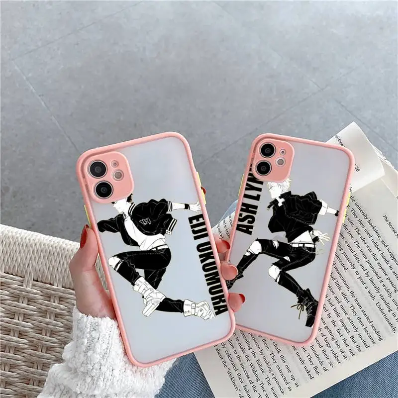 

Anime Banana Fish Anime art Phone Case Matte Transparent for iPhone 7 8 11 12 s mini pro X XS XR MAX Plus cover funda