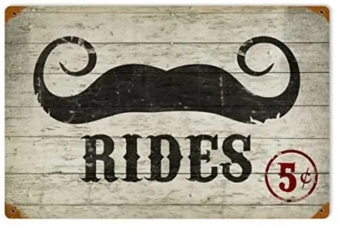 

Стильный винтажный металлический знак для усов, 5 центов, алюминиевые декоративные знаки, металлический алюминиевый знак