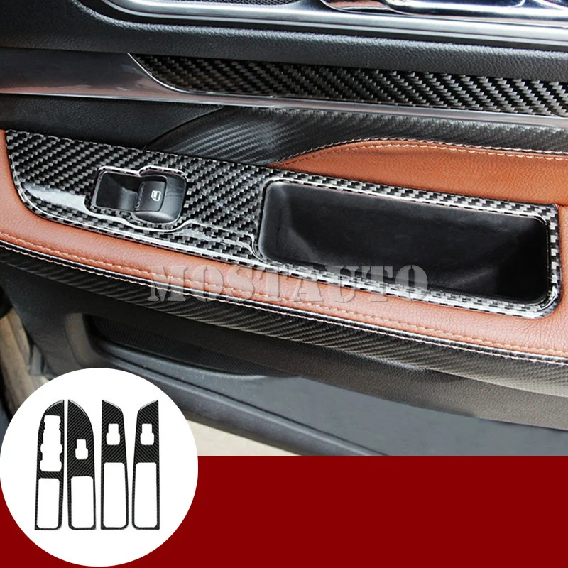 Для Ford Explorer углеродного волокна двери автомобиля подлокотник переключатель окна