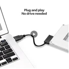 Переходник SATA на USB 2,0 для жесткого диска, кабель-переходник внешний для настольного ноутбука, компьютера, механического внешнего интерфейса SSD