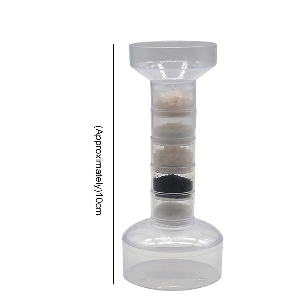 

Clean Water Kit Easy to Assembly Experiment Tool Plastic Clean Water Kit Science Experiment Toys for Student Cleaner Accessories