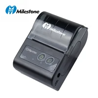milestone portable thermal printer bluetooth receipt bill 58mm 2 inch mini wireless windows android ios mobile impresora termic