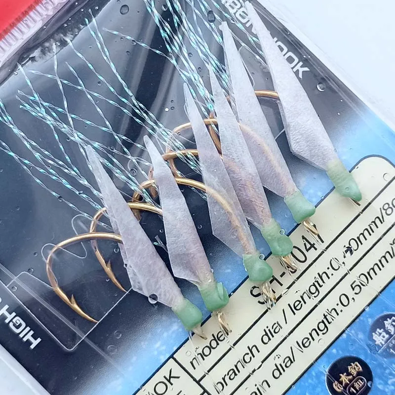Рыболовная приманка для креветок 10 упаковок 7 #9 #14 #16 #18 #20 # ribbonfish морской бас