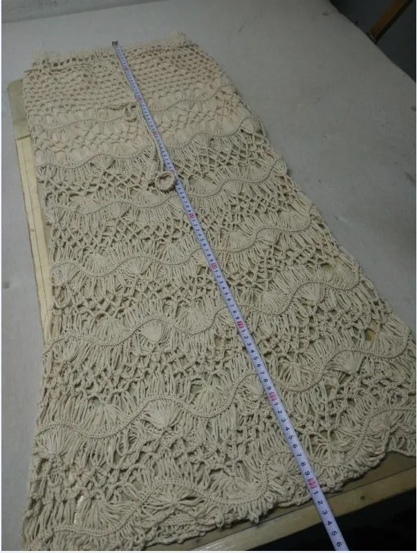 Новинка 2021 вязаная крючком накидка Прозрачная Сексуальная юбка для купальников