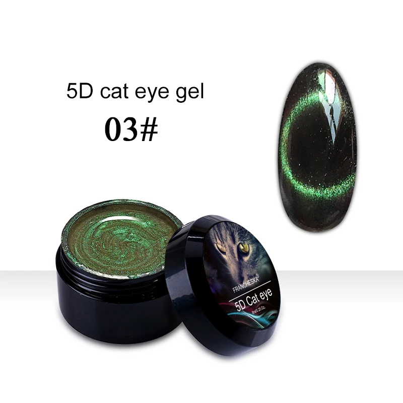 5D cat eye 03 8 мл Galaxy 9D Гель-лак «кошачий глаз» Хамелеон для использования с магнитом замочить Светодиодный УФ Гель-лак для ногтей Полупостоянный Маникюр Красный Кот гель лак - Цвет: 5D cat eye 03