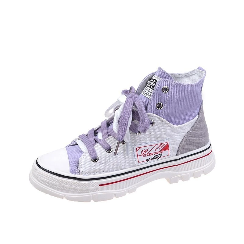 Кеды женские высокие холщовые кроссовки на массивной платформе дизайнерские