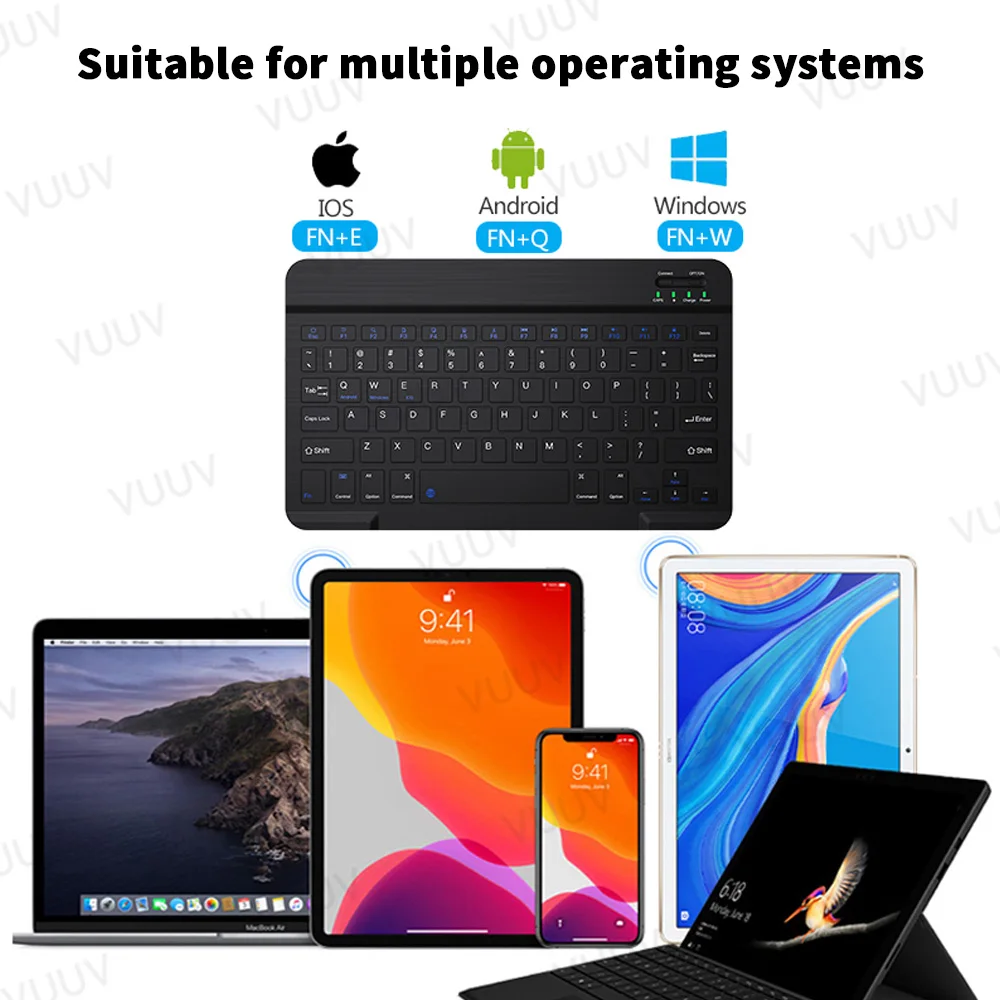 Беспроводная мини-клавиатура с поддержкой Bluetooth и испанской раскладкой |