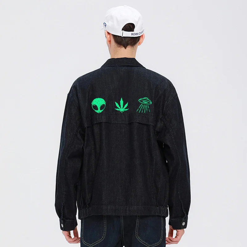 Нашивки Alien термонаклейки для одежды модные забавные виниловые наклейки на