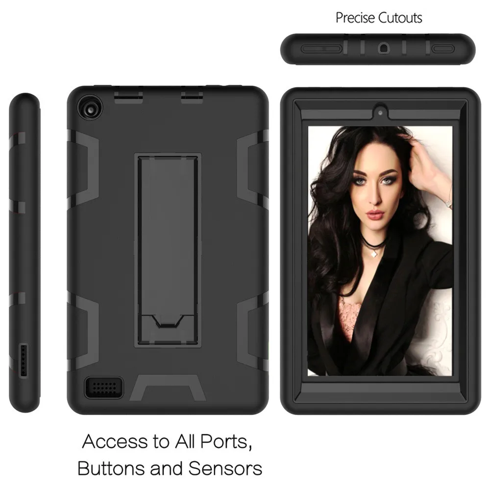 For Amazon Kindle All-New Fire 7 2019 2017 Tablet Case Shock-proof Drop resistance Stand Hard Cover z1125 | Компьютеры и офис
