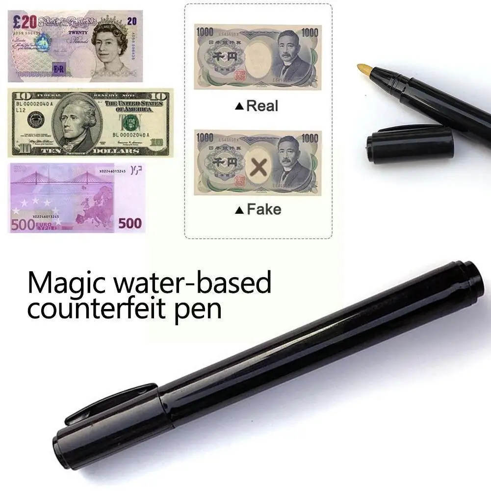 Новинка портативный мини-фальшивый карандаш черного цвета Поддельные Банкноты
