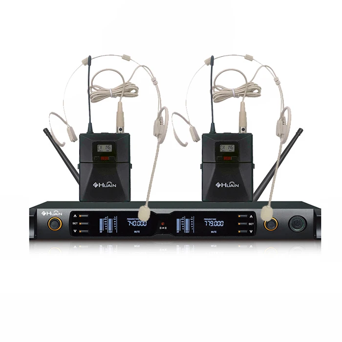 구매 공장 도매 Lavalier 옷깃 마이크 헤드셋 UHF 무선 마이크