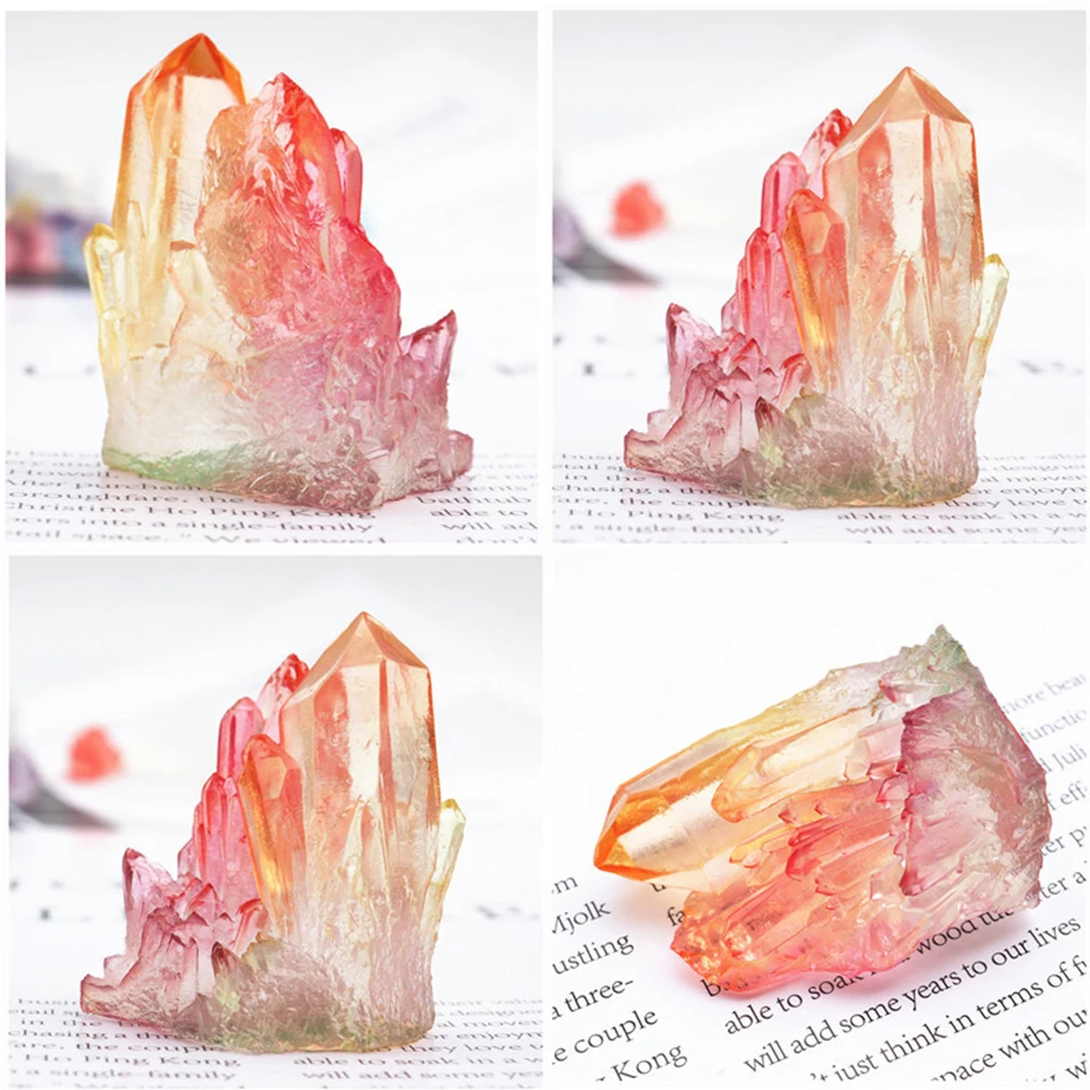 

A Variety Of Creative DIY Silicone Molds Resin Room Decoration Peaks Crystal Icicles Crystal Cluster Epoxy Jewelry Molds SQ0366