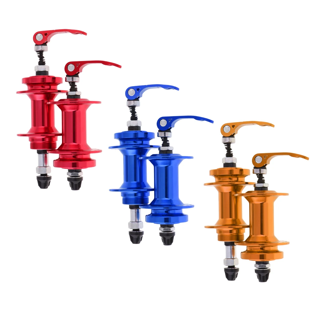 

36H Aluminium Alloy MTB Mountain Road Bike Hubs Set Disc Bearing Front Rear Hub with Quick Release Lever Skewers Bicycle Parts