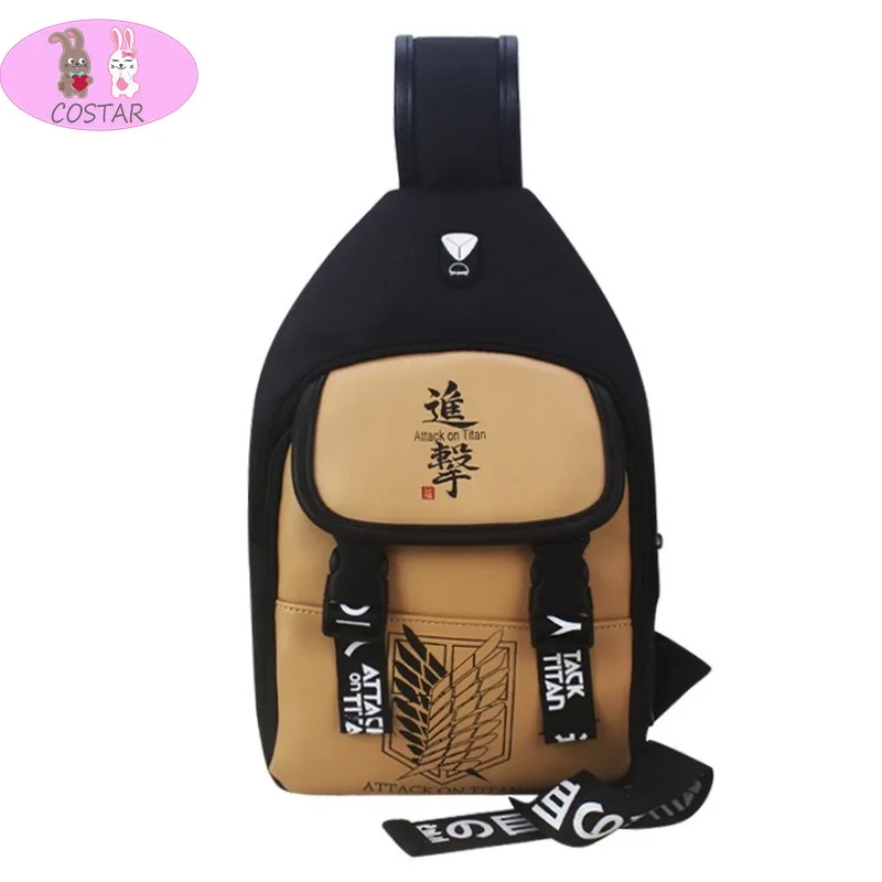 

COSTAR 2020 Anime Attack on Titan Fairy Tail Chest Bag Shoulderbag