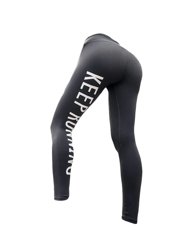 Женские леггинсы с надписью русалки облегающие штаны для йоги высокой талией