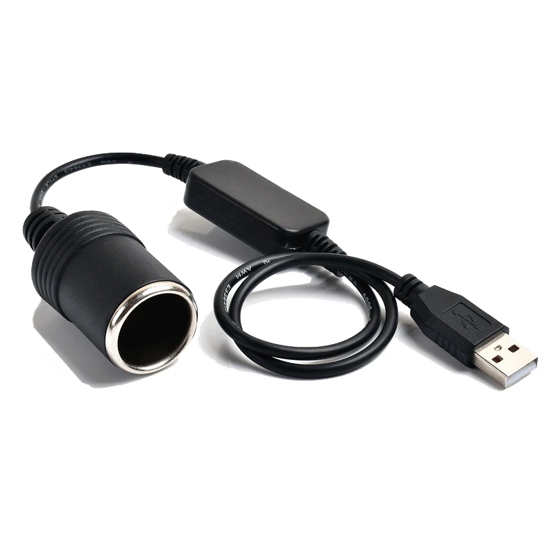 Переходник адаптер с проводным контроллером и USB портом на 12 В гнездо для