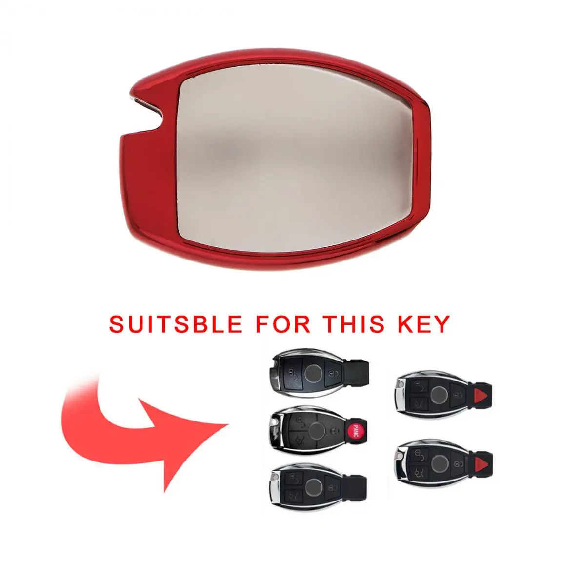 Чехол для ключа автомобиля защитный держатель замены черный красный синий