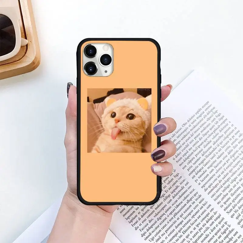 

Cat animal Phone Case for iPhone 11 12 pro XS MAX 8 7 6 6S Plus X 5S SE 2020 XR mini