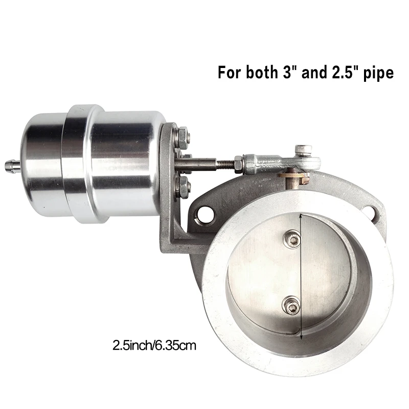 Клапан для контроля выхлопа автомобиля 2 5 дюйма 63 мм с вакуумным