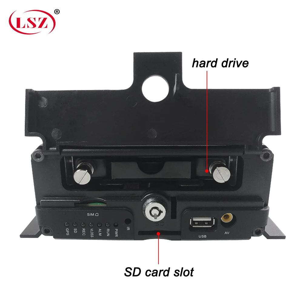 LSZ Full HD 4CH 720 P/960 P HDD/sd карта 4G GPS автобус Мобильный DVR с бесплатным программным