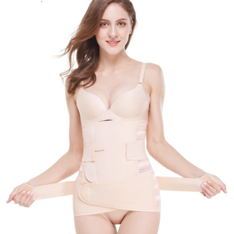 

Women Waist Trainer Postpartum Girdles Flat Belly Straps Sexy Tummy Trimmer Belt Shapewear Slimming Stomach Body Shapers