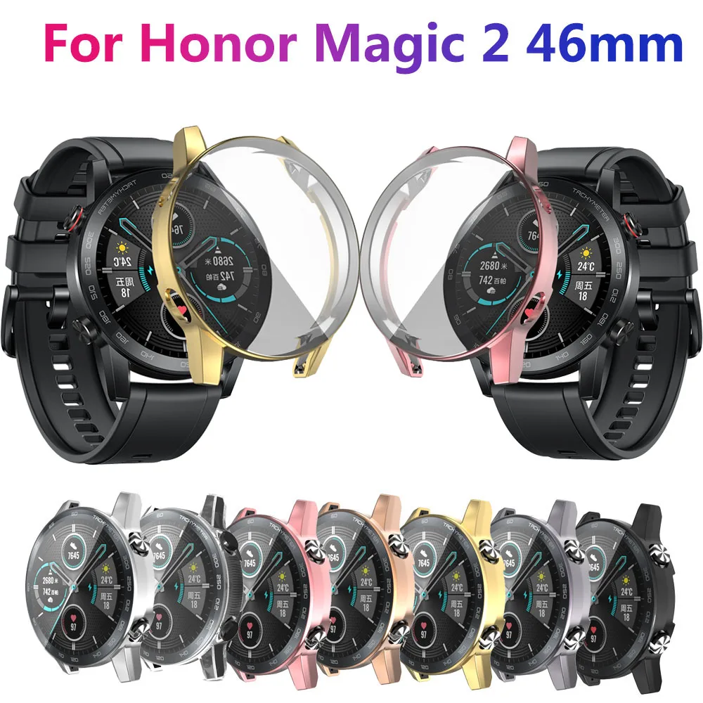 All-inclusive Electroplated for Huawei Honor Magic watch 2 46mm tpu Antifriction soft protective cover tpu case protection watch
All-inclusive Electroplated for Huawei Honor Magic watch 2 46mm tpu Antifriction soft protective cover tpu case protection watch