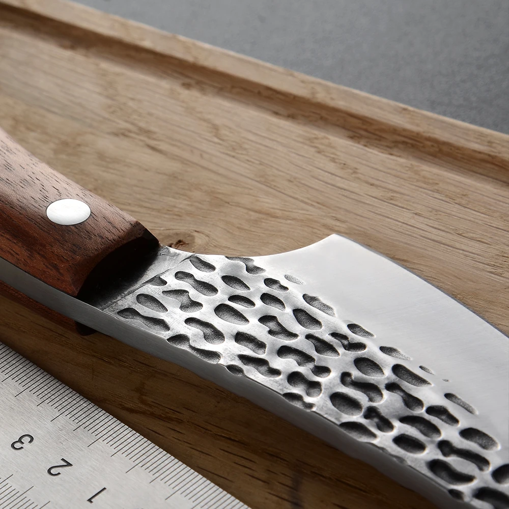 Кованый нож для самозащиты охотничий выживания ручной работы 5 дюйма обвалка