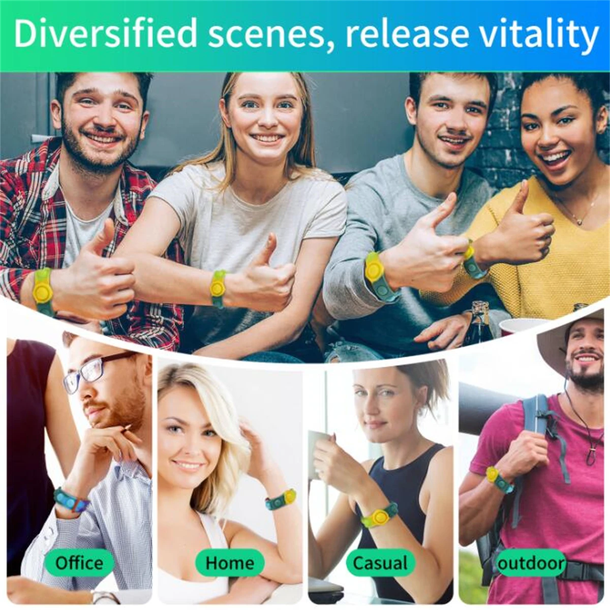 Новинка 2021 г. игрушка-грызун с нажимом на ионный палец музыкальный браслет |