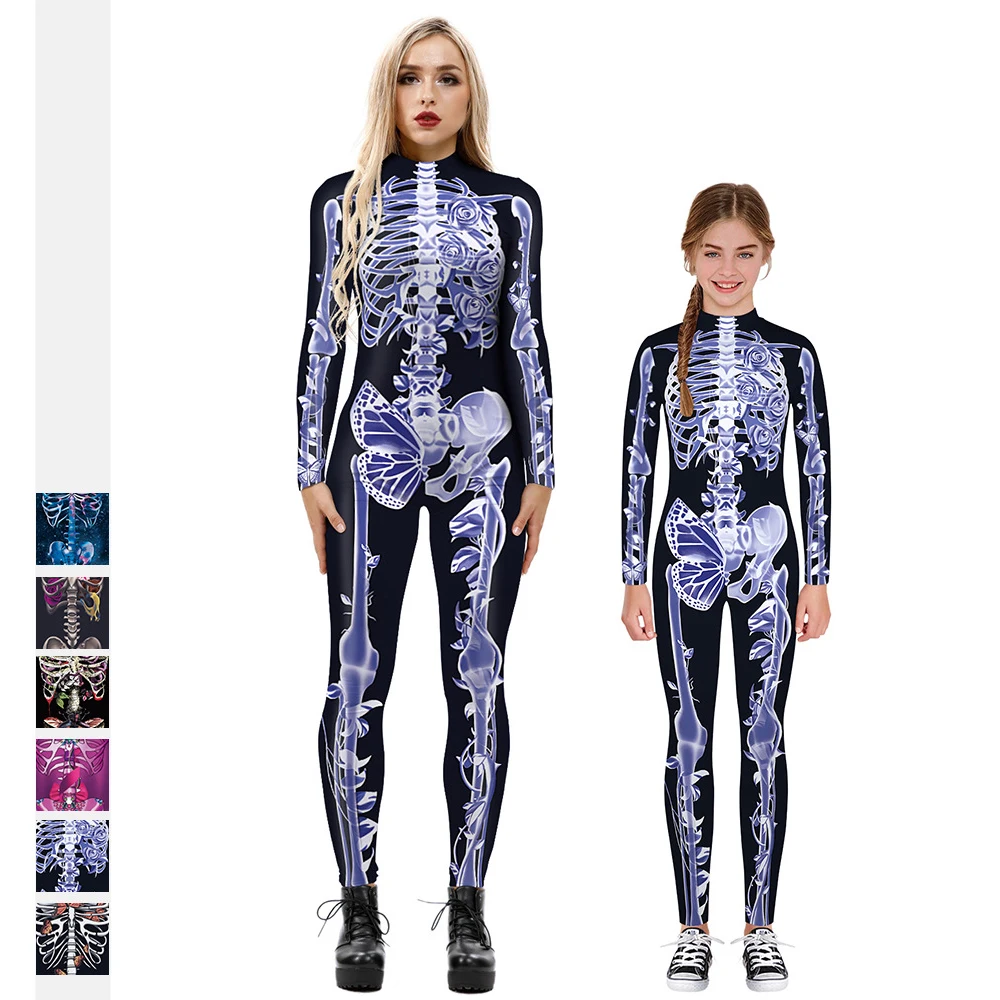 Вечерние одинаковые комплекты для семьи на Хэллоуин взрослых мужчин женщин