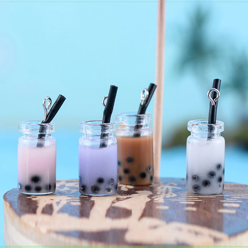 10 шт./лот уникальные дизайнерские подвески в виде бутылки из смолы жемчуга