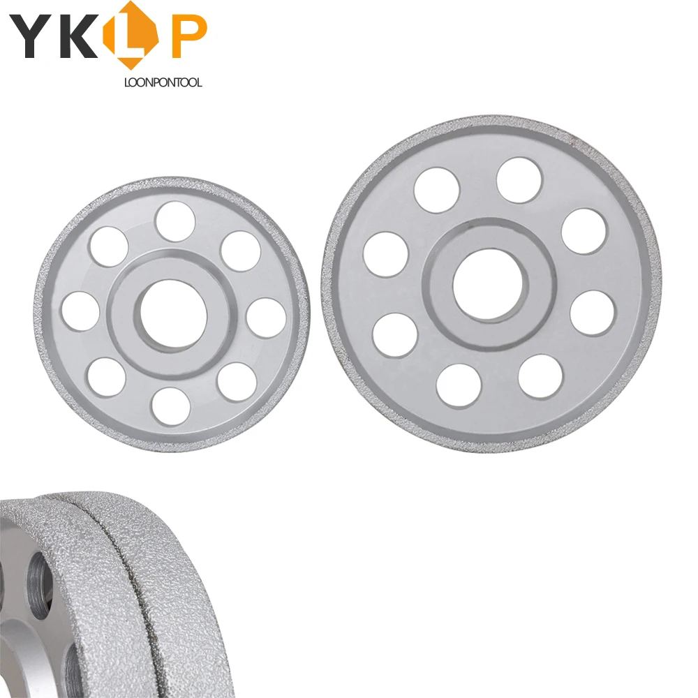 Вакуумный блестящий абразивный диск для камня гранита отверстие 5/4 дюйма 5 дюймов